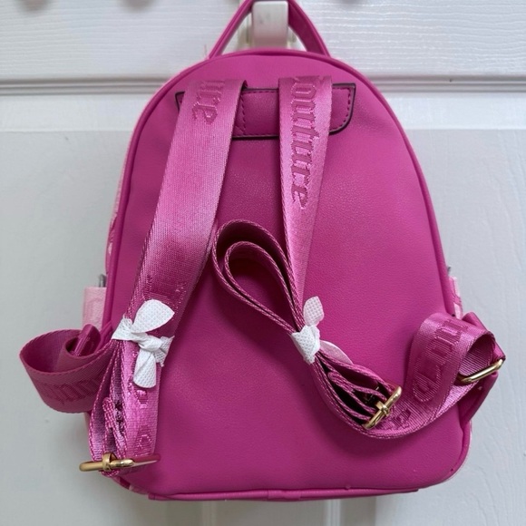 NWT Juicy Couture Simply Sweet Backpack in Light Pink Bow Design & Charm main image 7